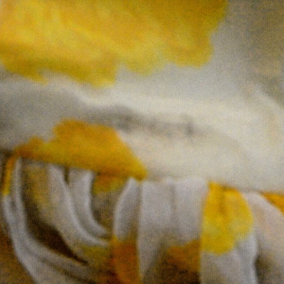 Vintage Jr Theme PROM Dress 50s Size XS Yellow Fluffy Chiffon Layers Petticoats - Picture 8 of 9